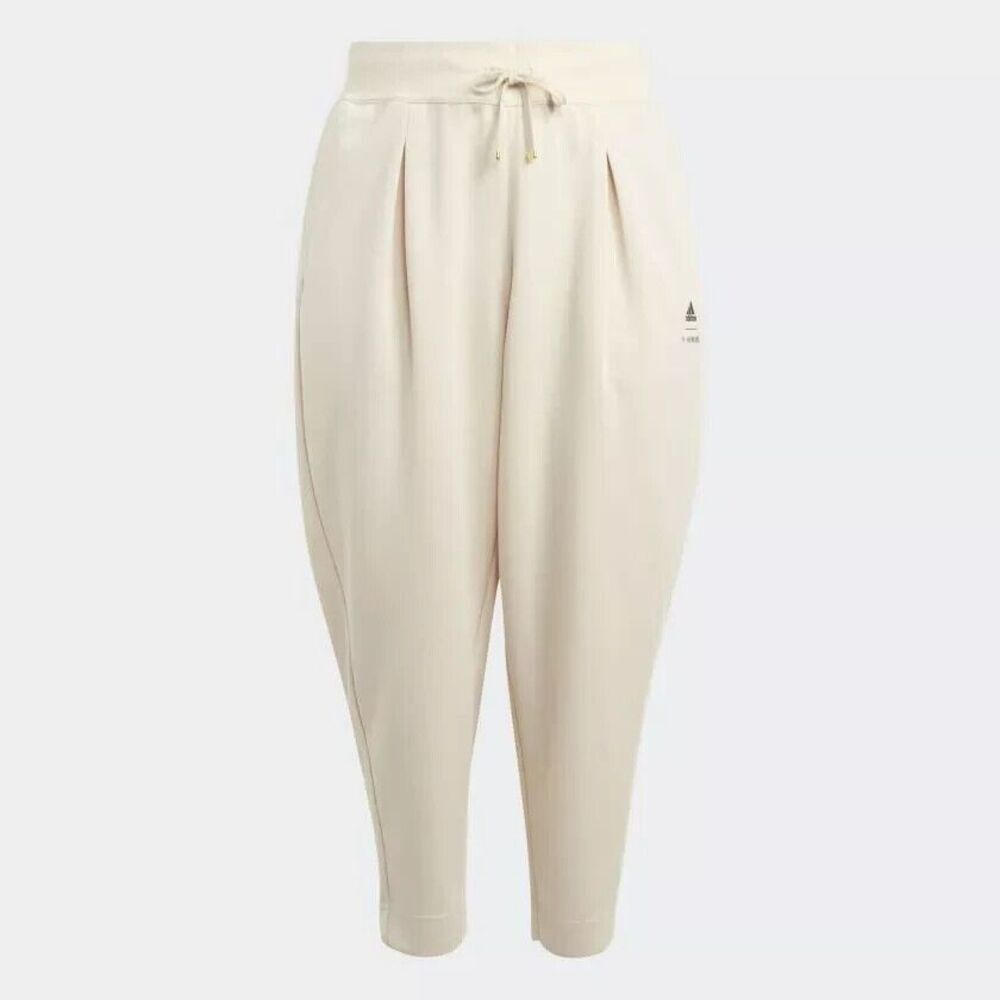 Adidas 11 Honore` Sweatpants IC4629 Womens Size 1X Cream NWT